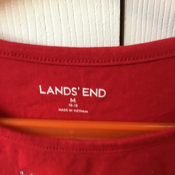 Lands End Christmas Winter Shirt - Picture 2 of 3